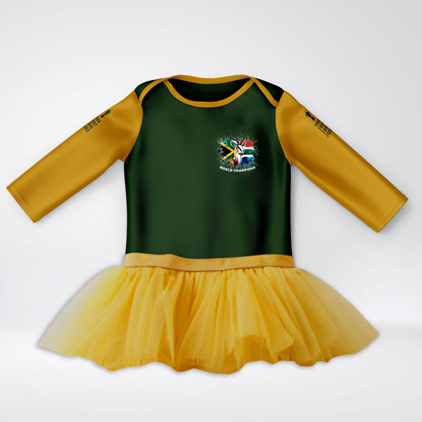 Custom Rugby Baby Supporter with Tutu