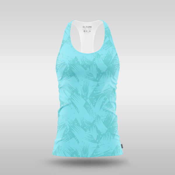 Pastel Blue Ladies Racerback Top