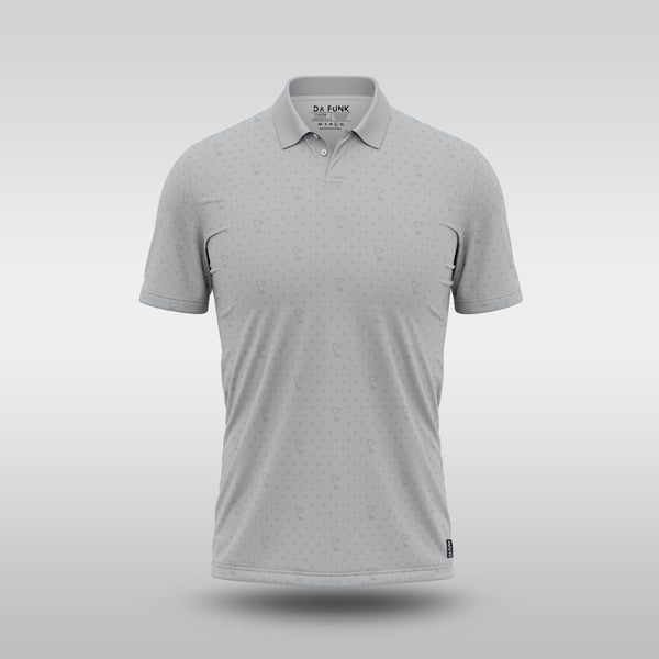 Signature Mens Golf Shirt - Grey