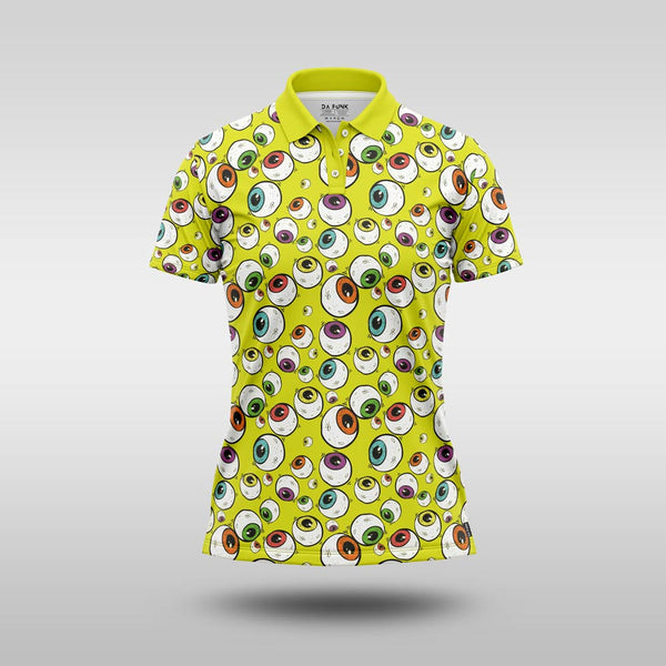 Ladies Funky Golf Shirt - I Spy