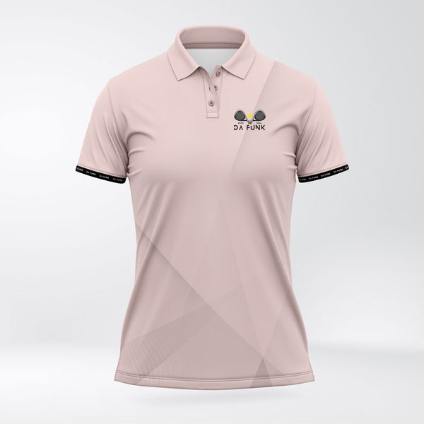 Ladies Light Pink Padel Supreme Polo