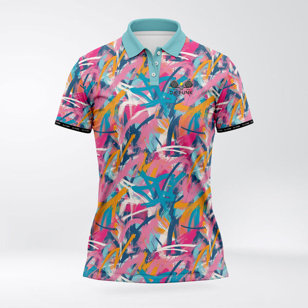 Ladies Velovibrance Padel Statement Polo