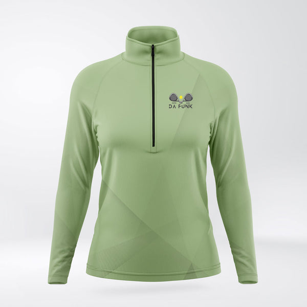 Olive Ladies Softshell Padel Jacket