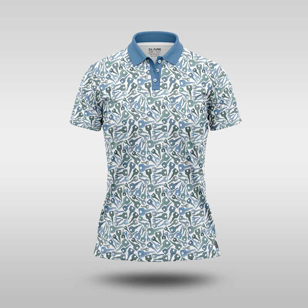 Ladies Funky Golf Shirt - Lock it