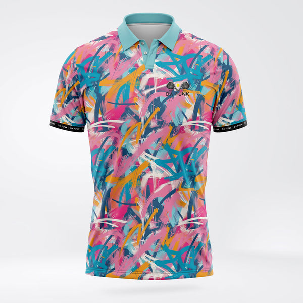 Men's Velovibrance Padel Statement Polo