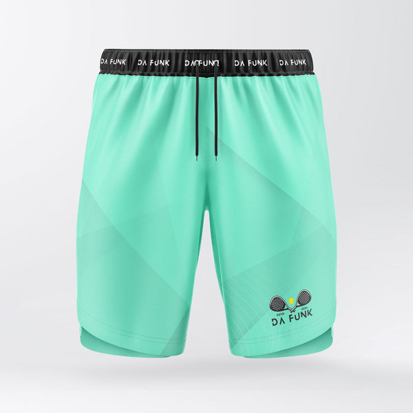 Teal Ace Men's Padel Shorts