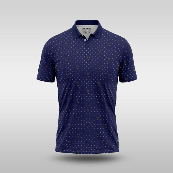 Signature Mens Golf Shirt - Navy