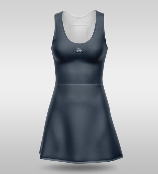 Airforce Blue Padel Dress