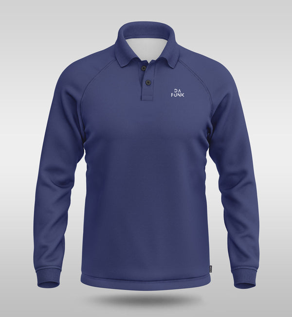 Navy Winter Performance Padel Top