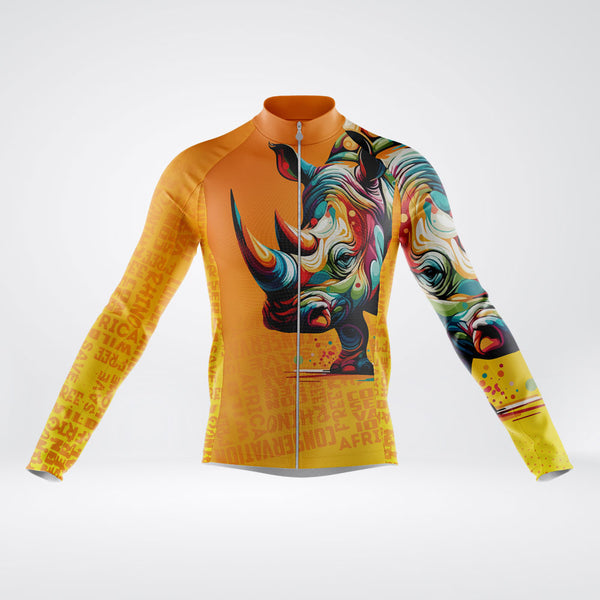 Rhino Conservation Long Sleeve Cycling Jersey