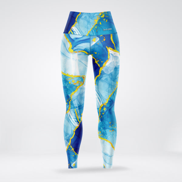 Blue Marble Leggings