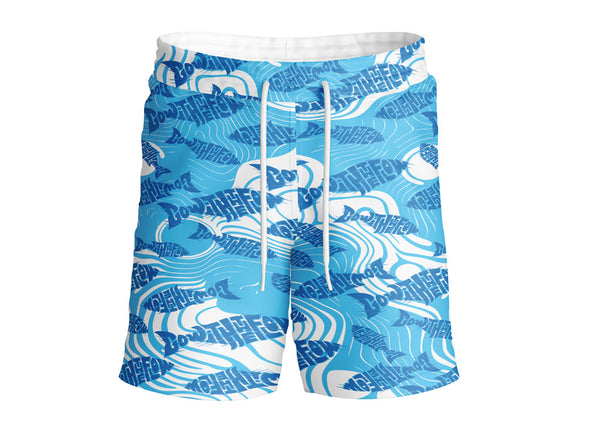 Funky Fish Shorts - Blue Go with the Flow